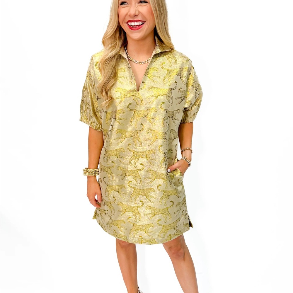 Emily McCarthy Poppy Dress Jaguar Jacquard